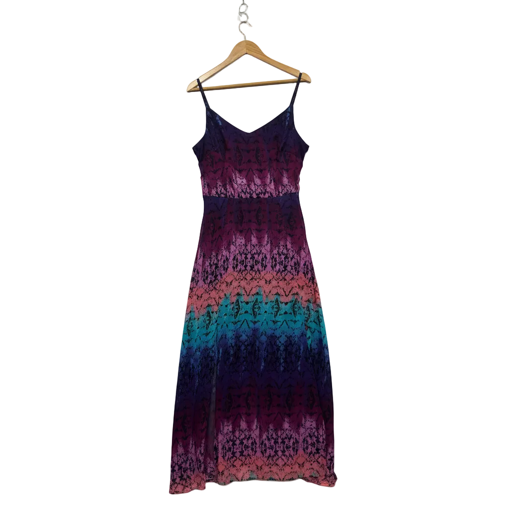 Now Ombré Y2K Tie-Dye Maxi Dress - Size 14