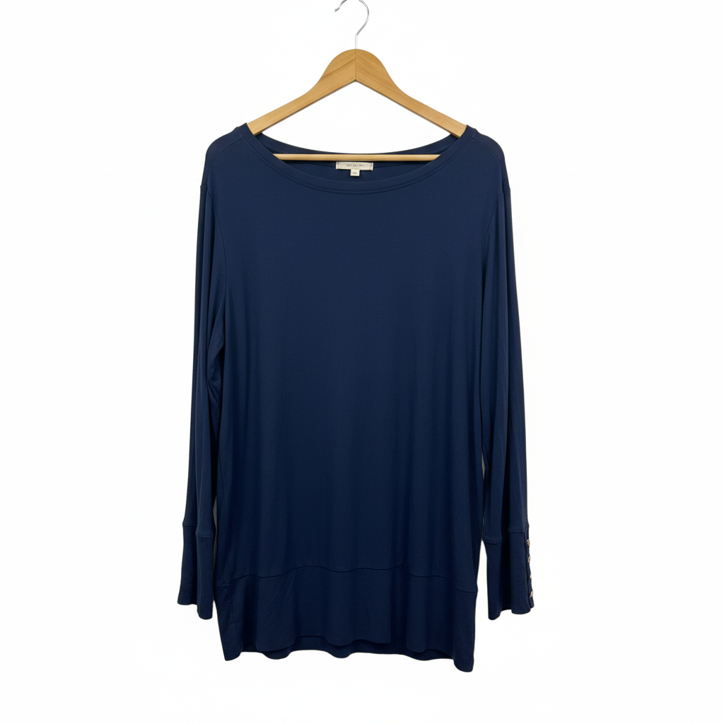 Millers Navy Top - Brand Label