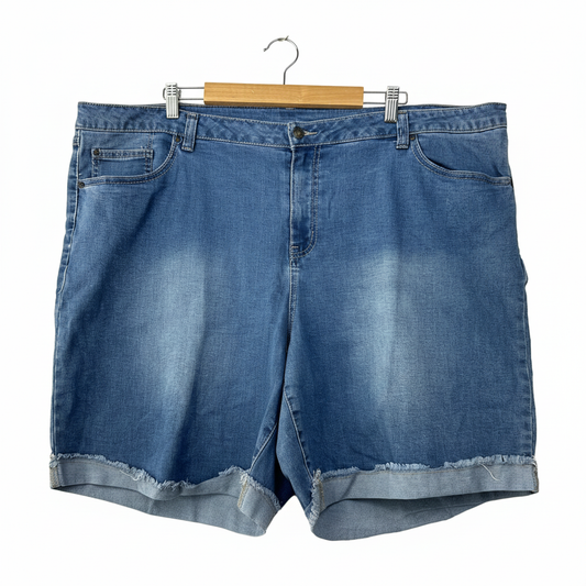 Alexia Blue Denim Shorts - Size 20
