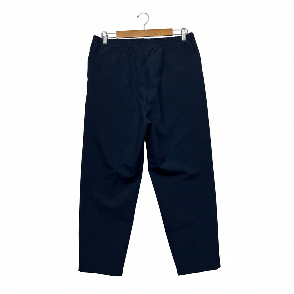 Black Pepper Navy Straight Leg Pants - Size 14