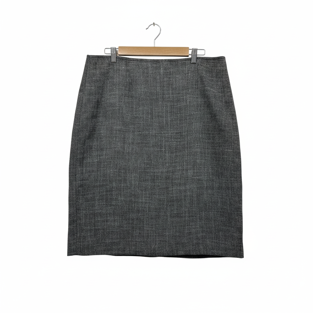 Perri Cutten Grey Skirt - Size 18
