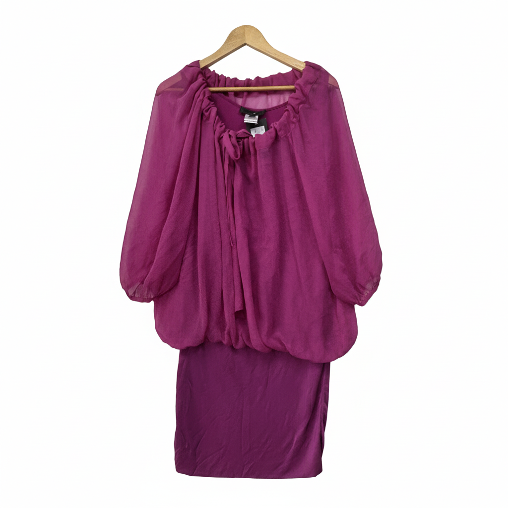 Renato Nucci Pink Silk Blend Dress - Size L