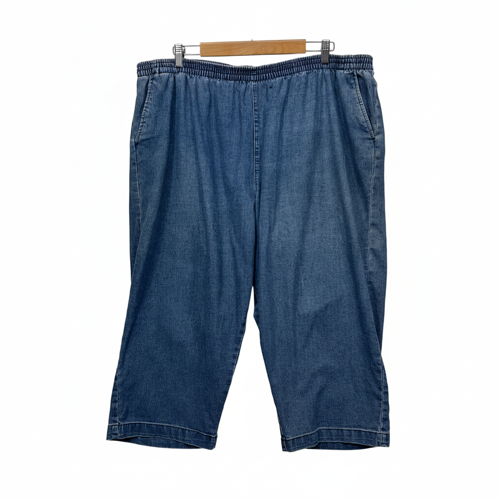 Millers blue denim joggers size 22 pocket detail