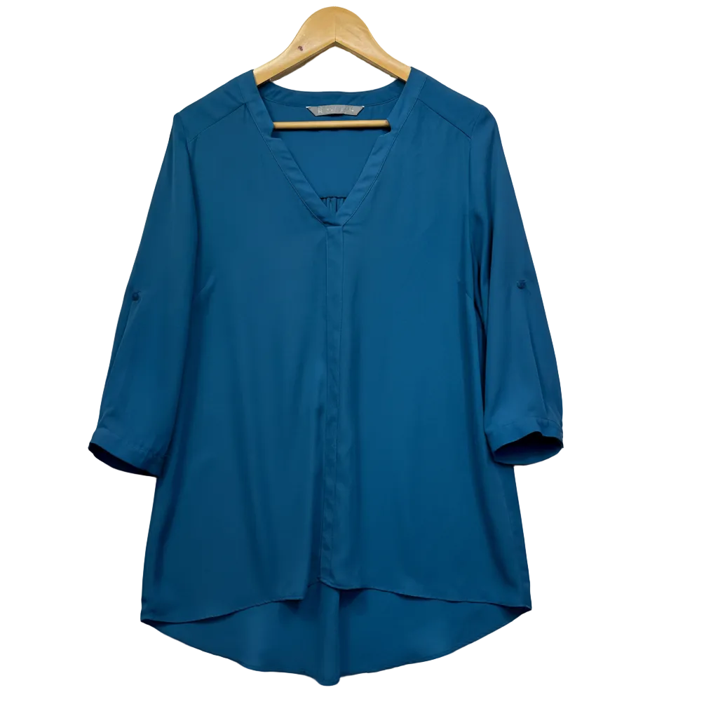 Katies Teal Blue Shirt - Back View
