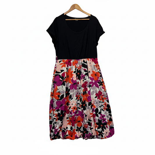 City Chic multicoloured floral dress front view
