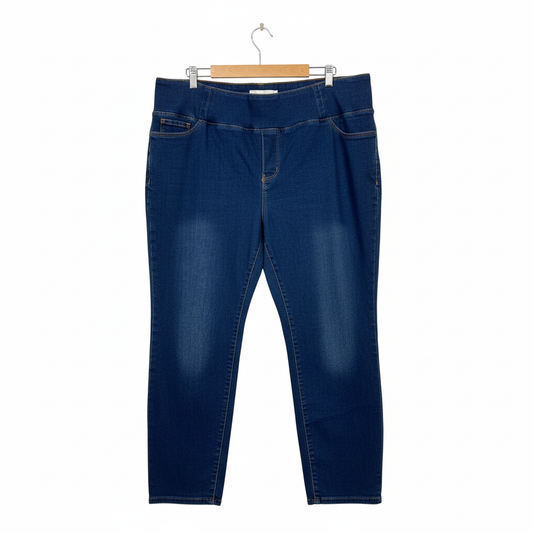 Autograph navy jeggings size 24