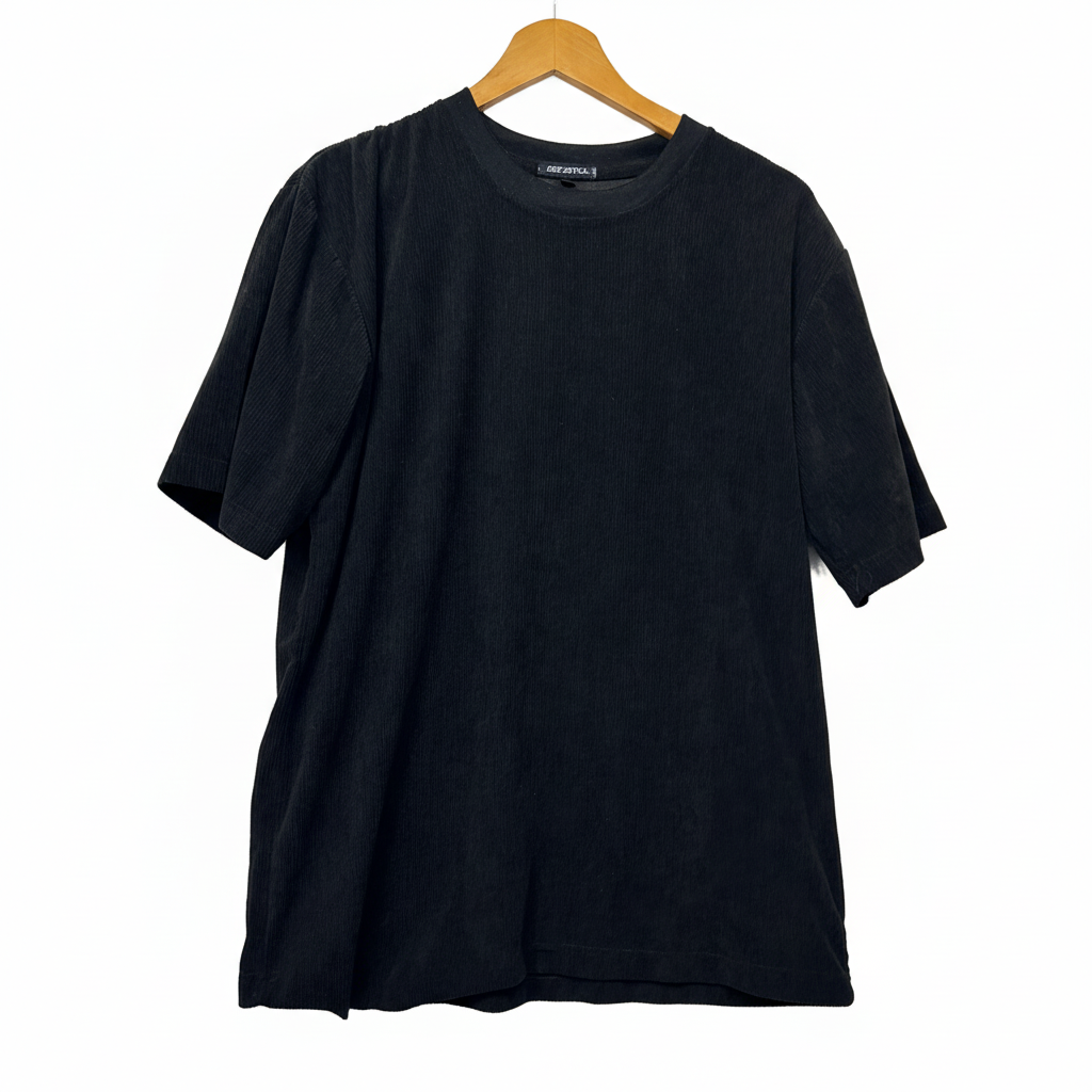 Got Style black ribbed textured top size L