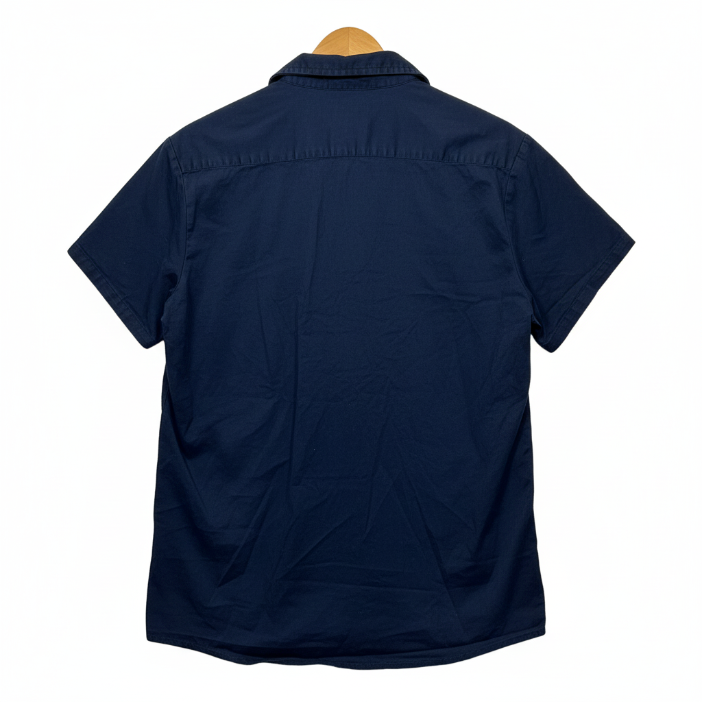 Green Hip Navy Blue Pants - Brand Label