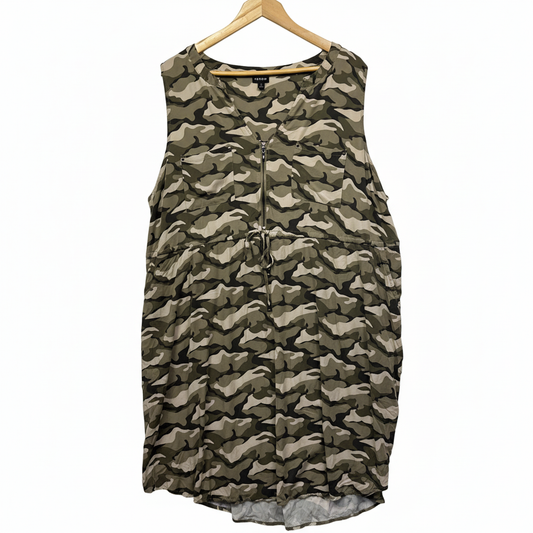 Torrid Camouflage Print Pants - Pocket Detail