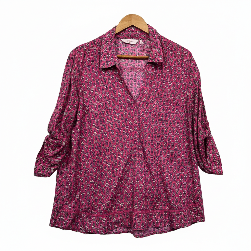 Millers Pink Button Up Shirt - Size 16