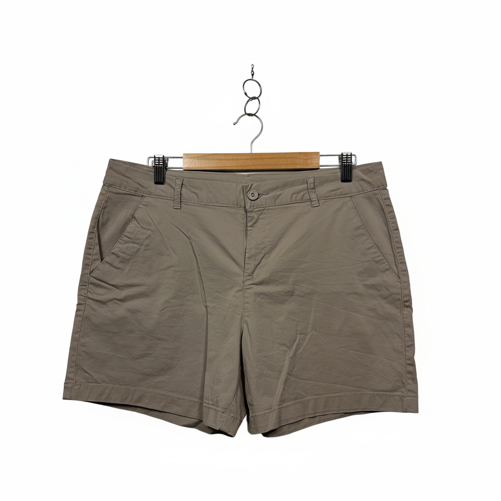 Brillant Basics Taupe Chino Shorts - Size 14
