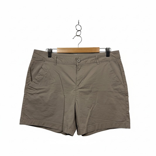 Brillant Basics Taupe Chino Shorts - Size 14