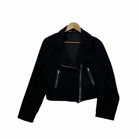 Shein Curve black textured jacket size 2XL