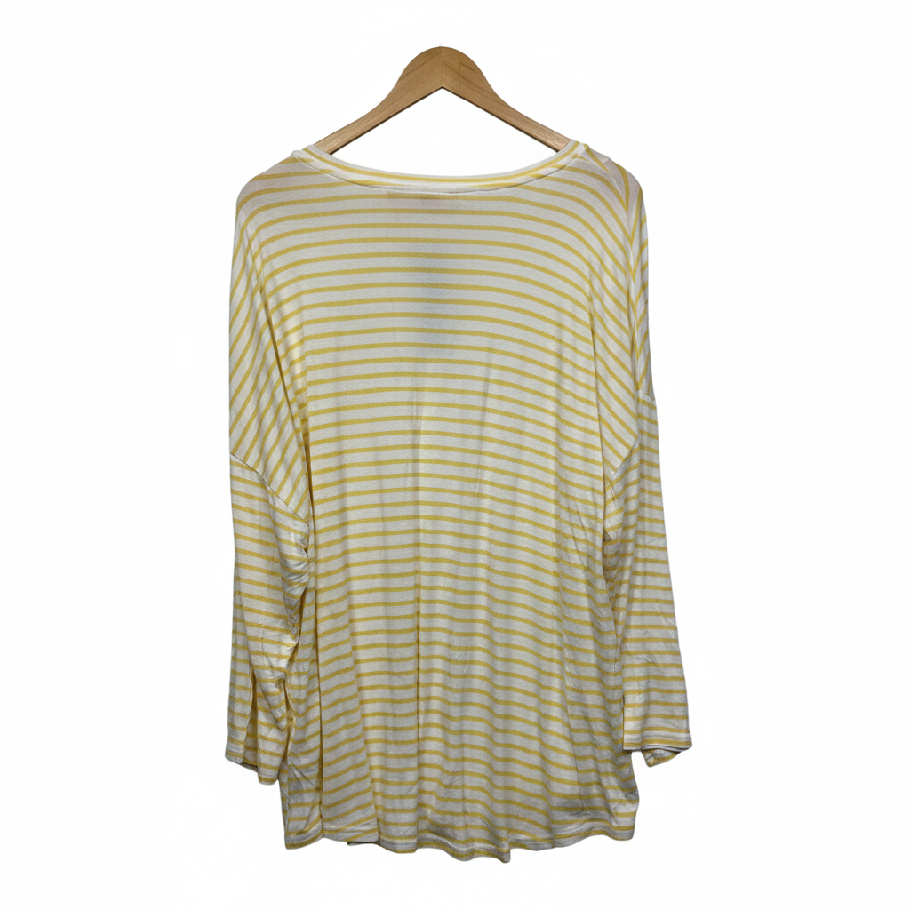 Millers Yellow Striped Top - Size 20 brand label