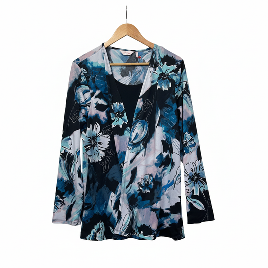 Millers Multicoloured Floral Print Kimono Jacket Size 18