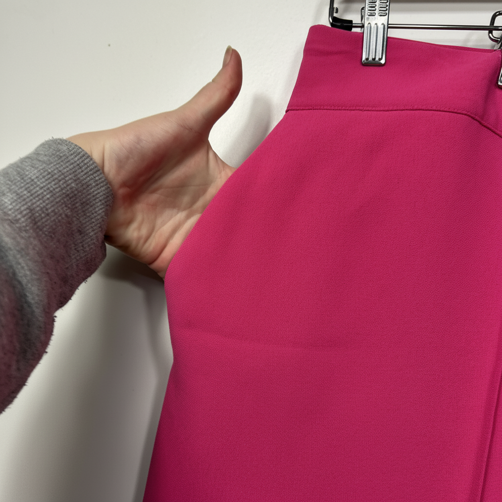 Target Curve Hot Pink Wide-Leg Cropped Pants - Size 26