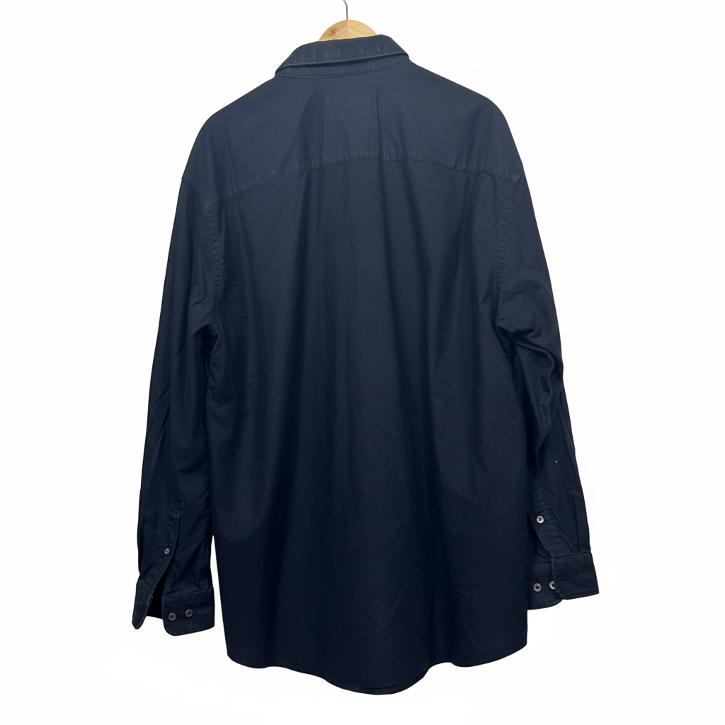 R.M. Williams Navy Shirt - Back View