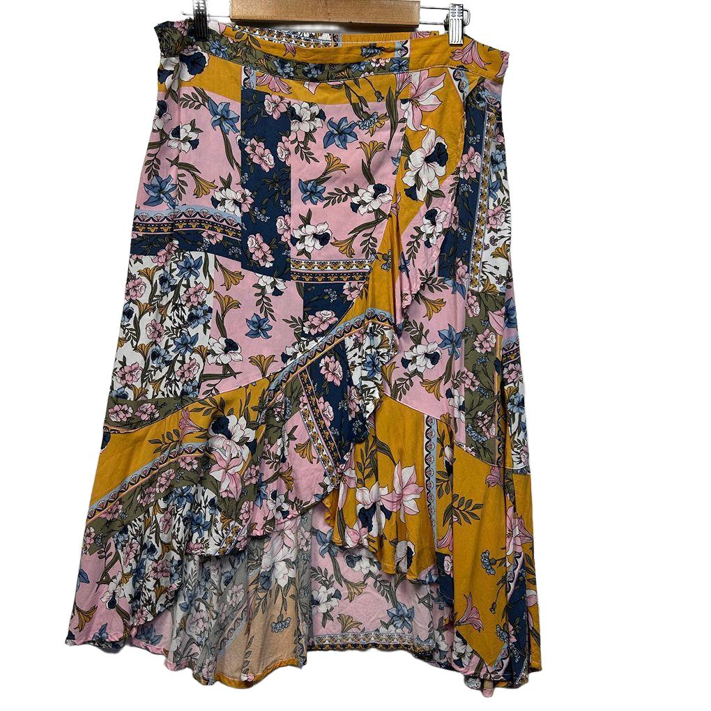 Katies Multicoloured Skirt - Size 14