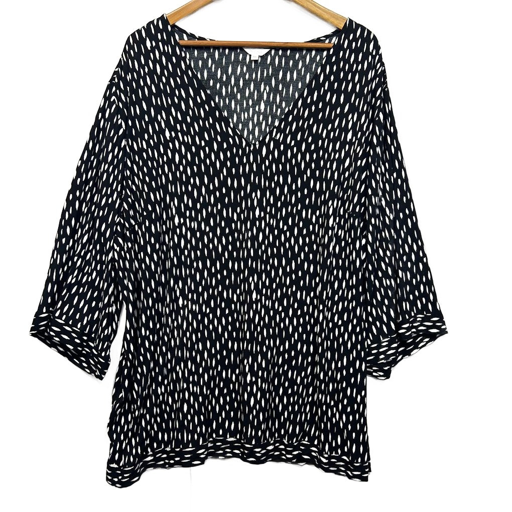 Khoko Navy Top - Size 24