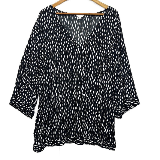 Khoko Navy Top - Size 24