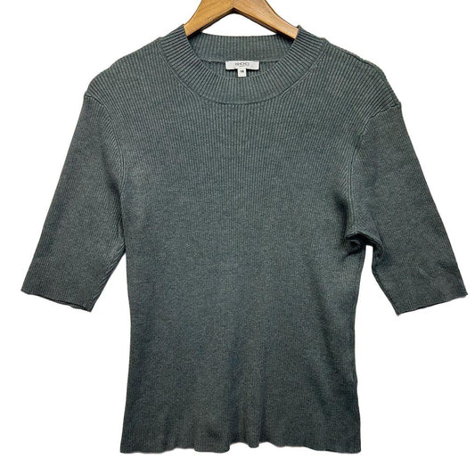 Khoko Smart Grey Knit Top - Size 18