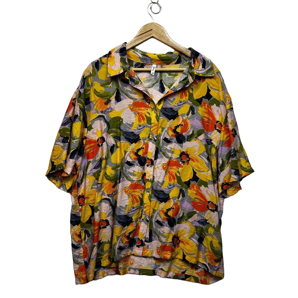 &me Multicoloured Floral Plus Size Shirt - Size 18