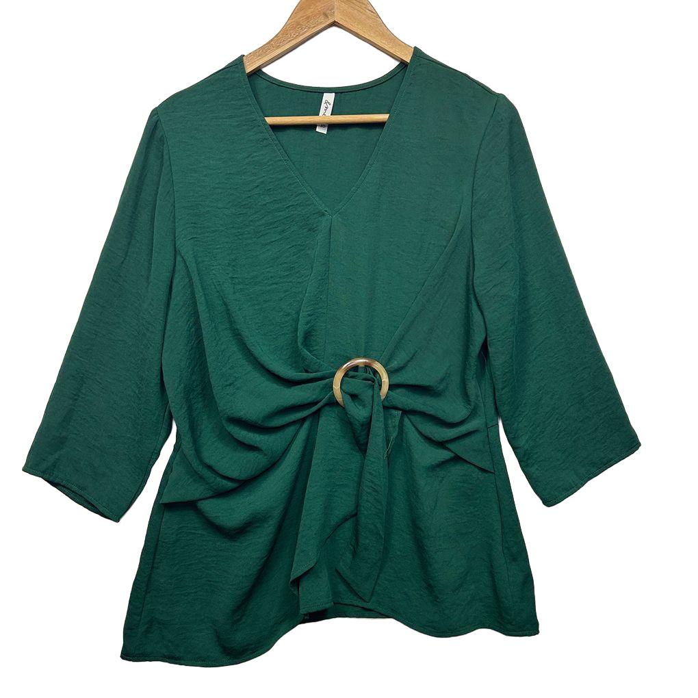 & me Green Top - Size 16