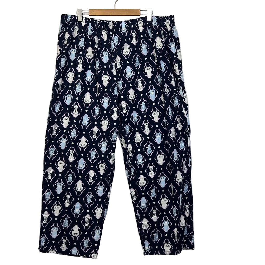 &me Navy Cotton Winter Pyjama Pants - Size 22