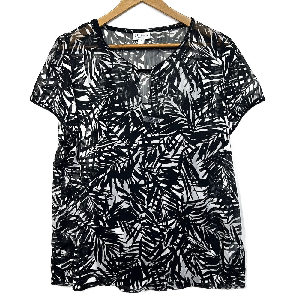 Millers Black Top - Size 20