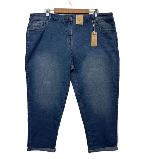 Millers Blue Relaxed Ankle Length Jeans - Size 22