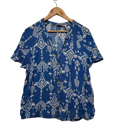 Millers Blue Top - Size 18