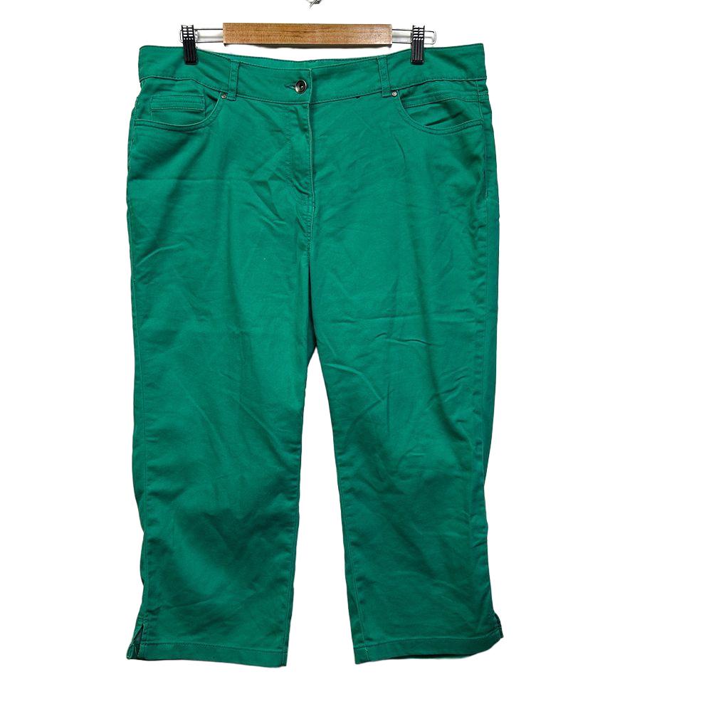Millers Green Cotton Pants - Size 16