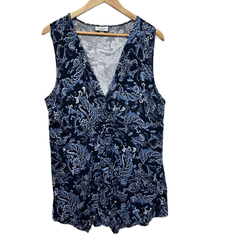 Millers Navy Top - Size 18