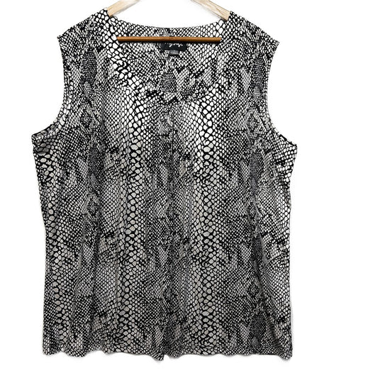 My Size Black Sleeveless Top - Size 18/M