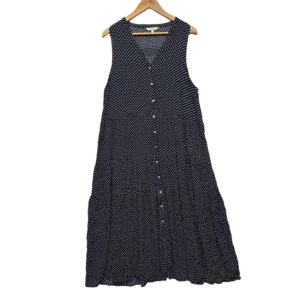 Next Navy Maxi Dress - Size 22