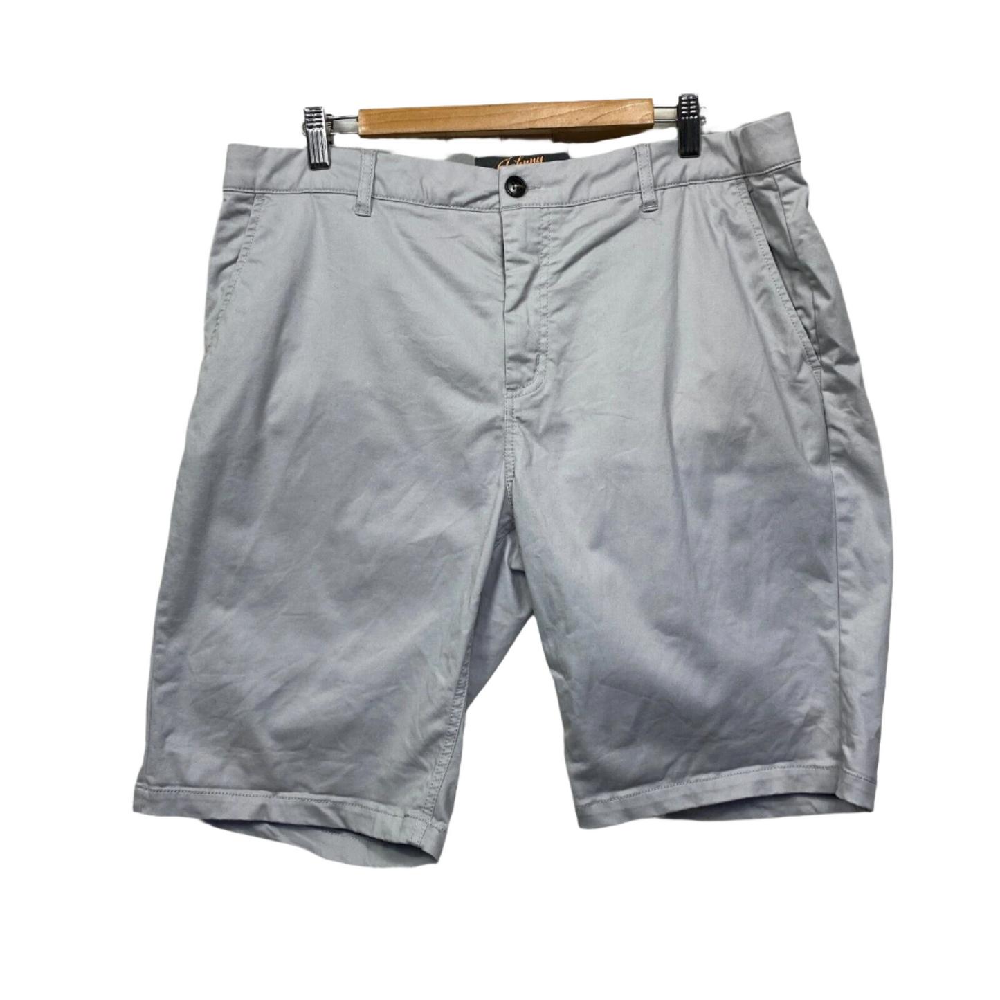 Johnny Bigg Shorts Size 38 Plus Grey Pockets Big Tall Cotton