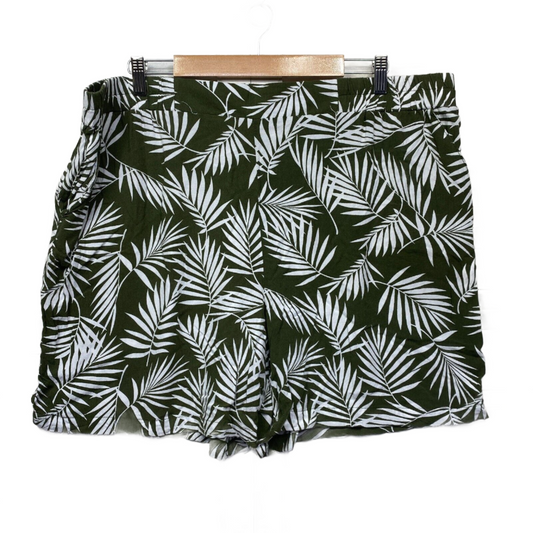 Millers Shorts 22 Plus Floral Pockets Elastic Waist Viscose Preloved