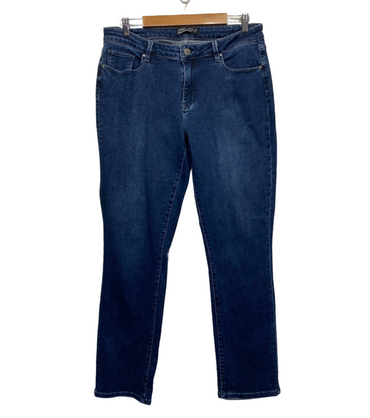 Jeanswest Jeans Size 16  Denim Curve Embracer Slim Straight Preloved