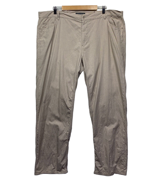 Sportscraft Pants Mens 42 / 107 Plus Beige Pockets Casual Cotton Big Tall Preloved