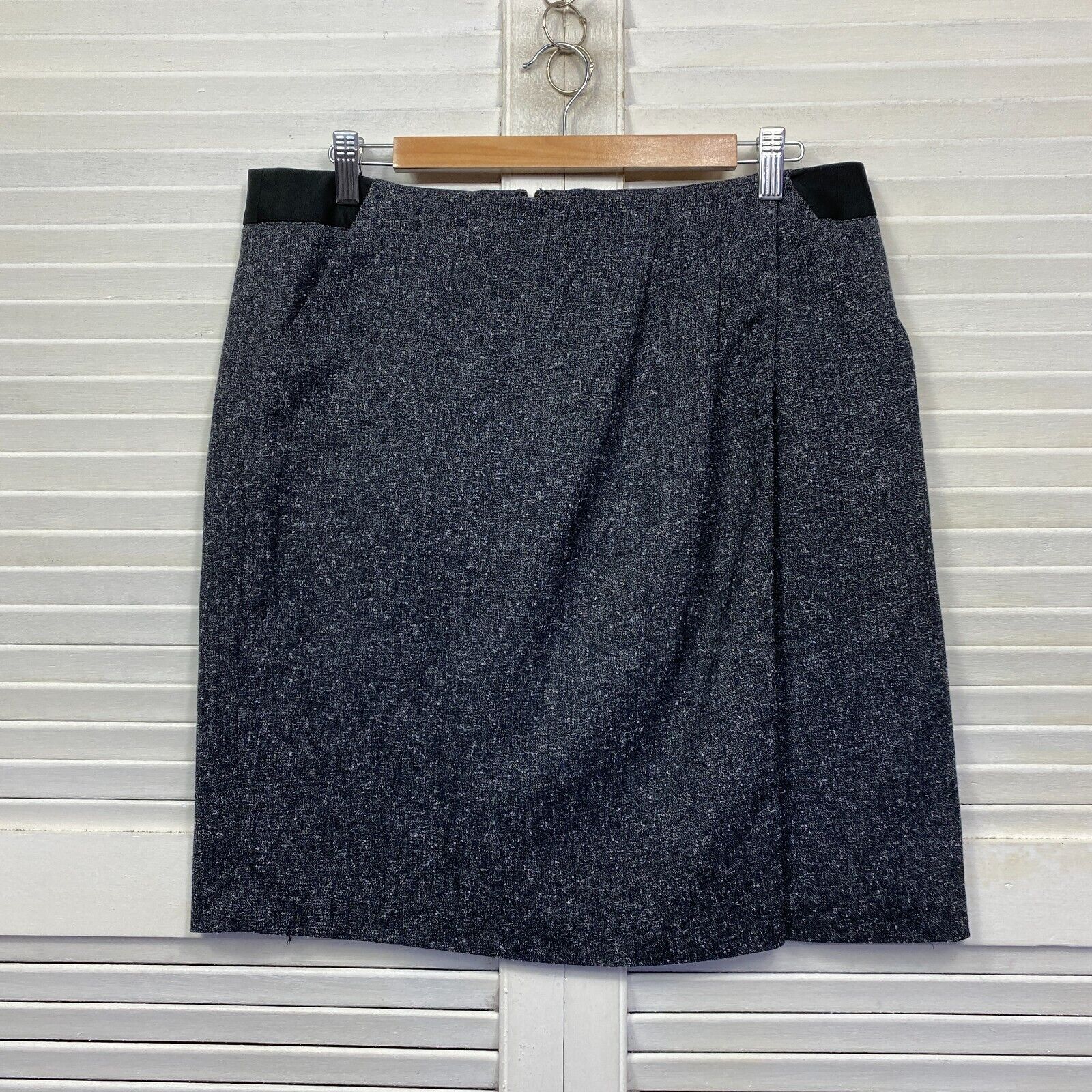 Grey pencil skirt size 14 hotsell