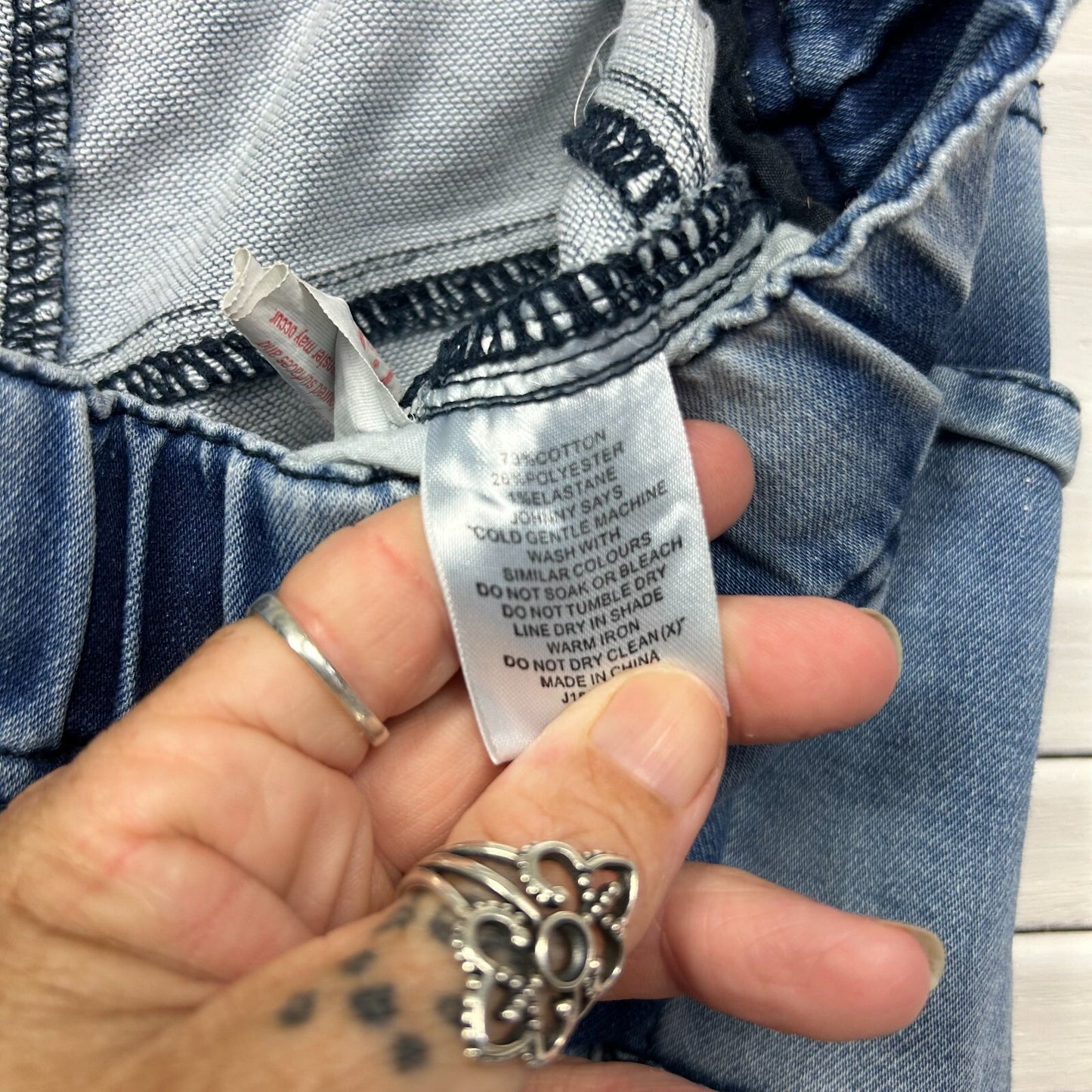 Johnny Bigg Jogger Denim Pants Jeans Size 38 Blue
