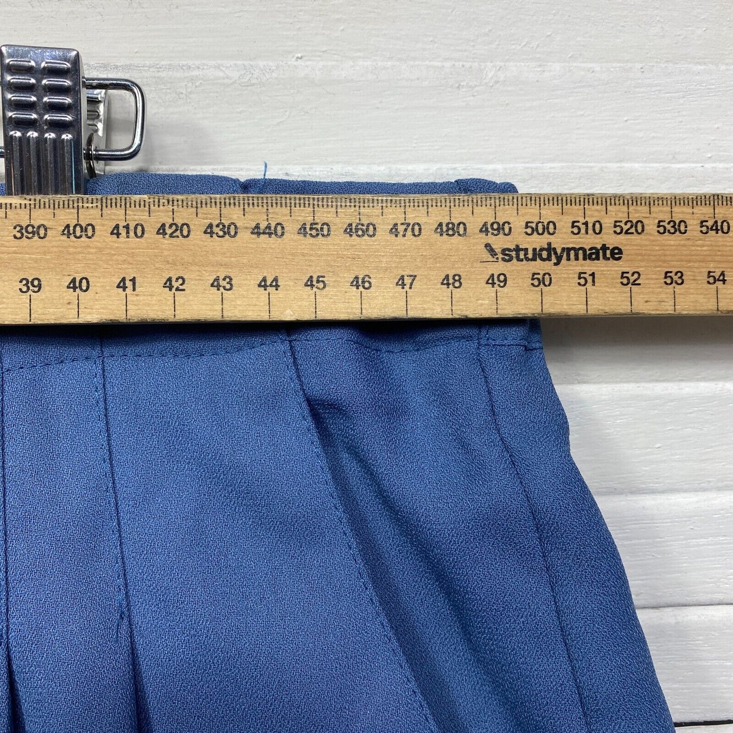 Vintage Pants Size 16 18 20 Blue Pleated Pockets Made in Australia