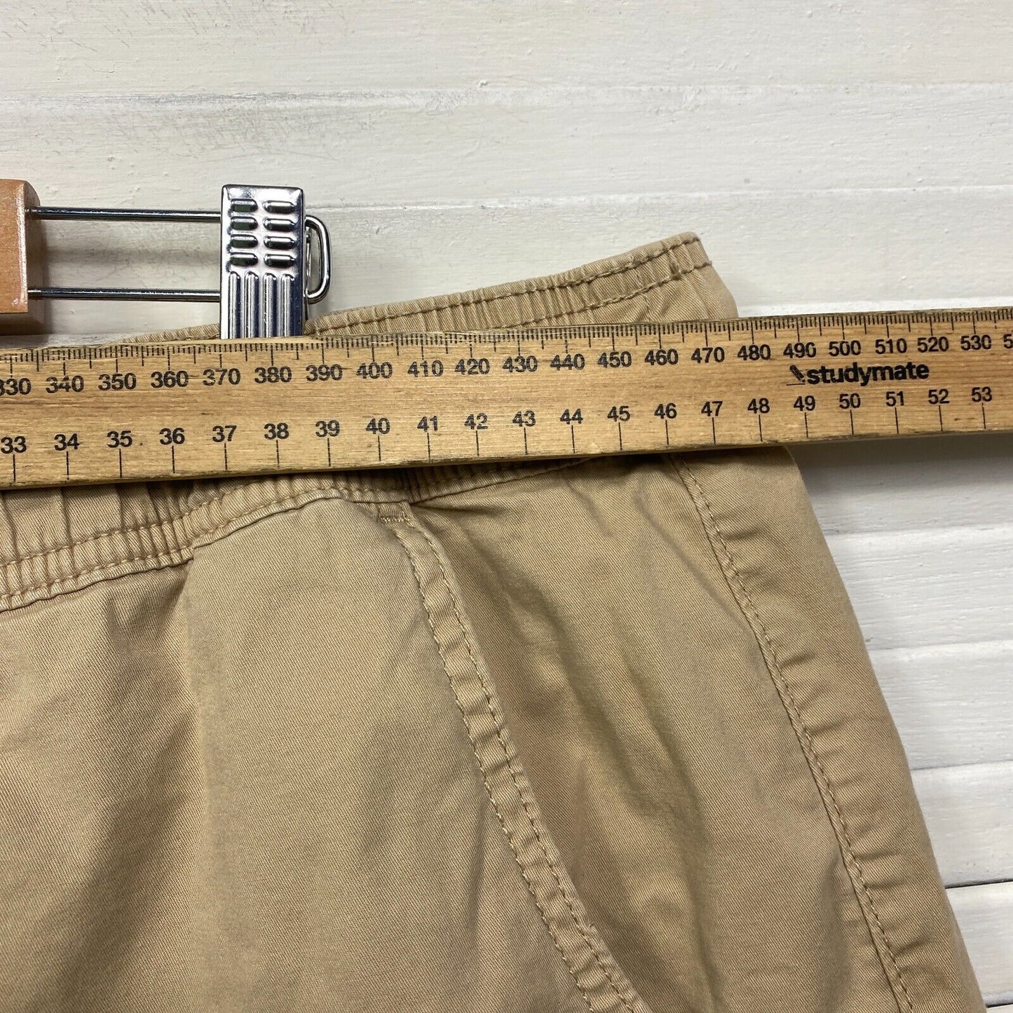 Target Man Shorts Size 4XL Plus Tan Pockets Cotton Big & Tall