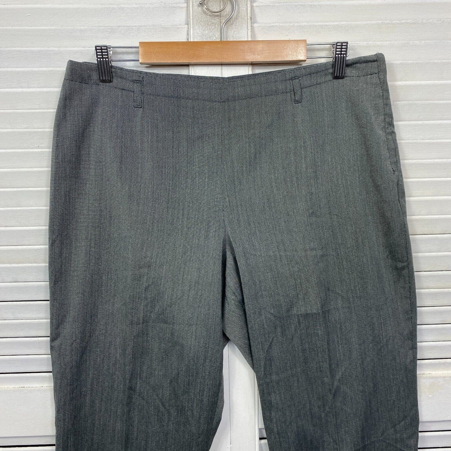 Jane Lamerton Pants Size 16 Petites Grey Pockets Long Pants Office Work