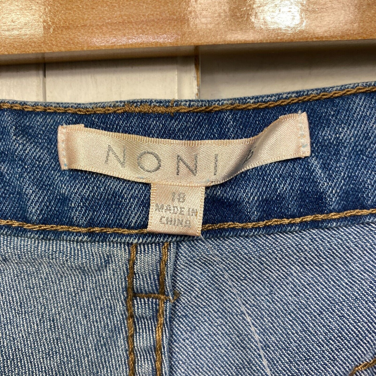 Noni B Jeans Pants Size 18 Plus Blue Denim Natalia Straight Leg New