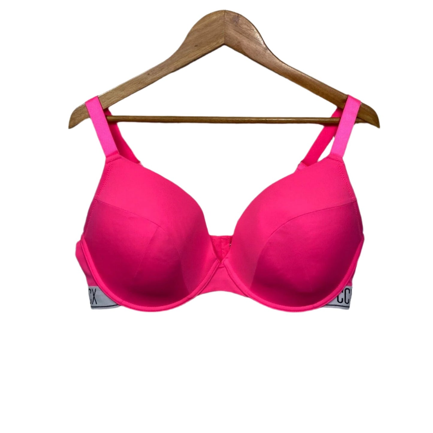 CCX City Chic Bra Size 20E Fluro Pink Moulded Cup