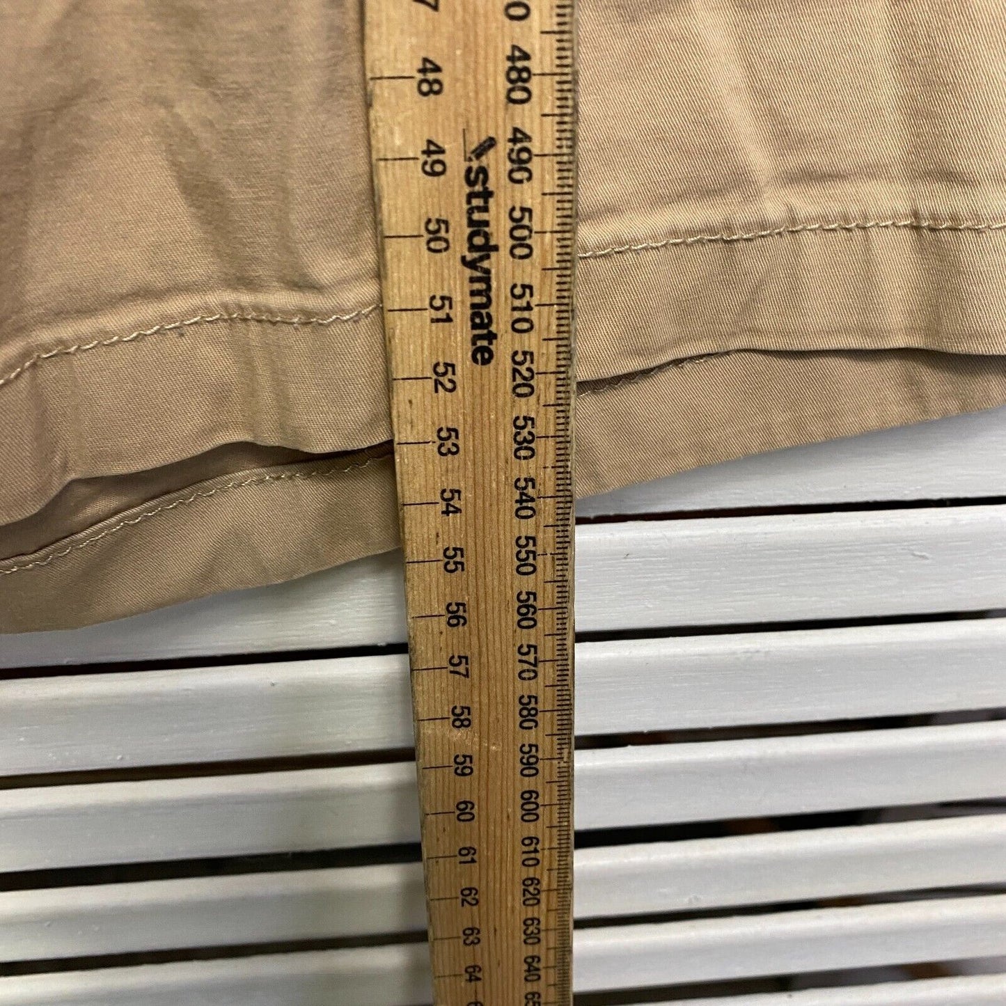 Target Man Shorts Size 4XL Plus Tan Pockets Cotton Big & Tall