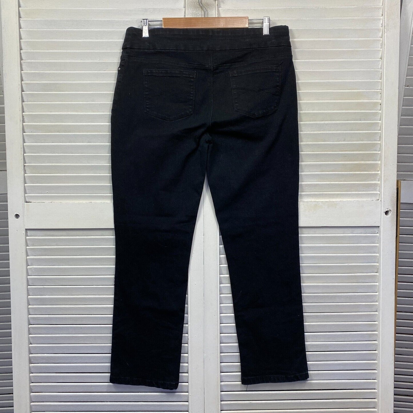 Katies Denim Jeans Pants Size 14 Black Pull On