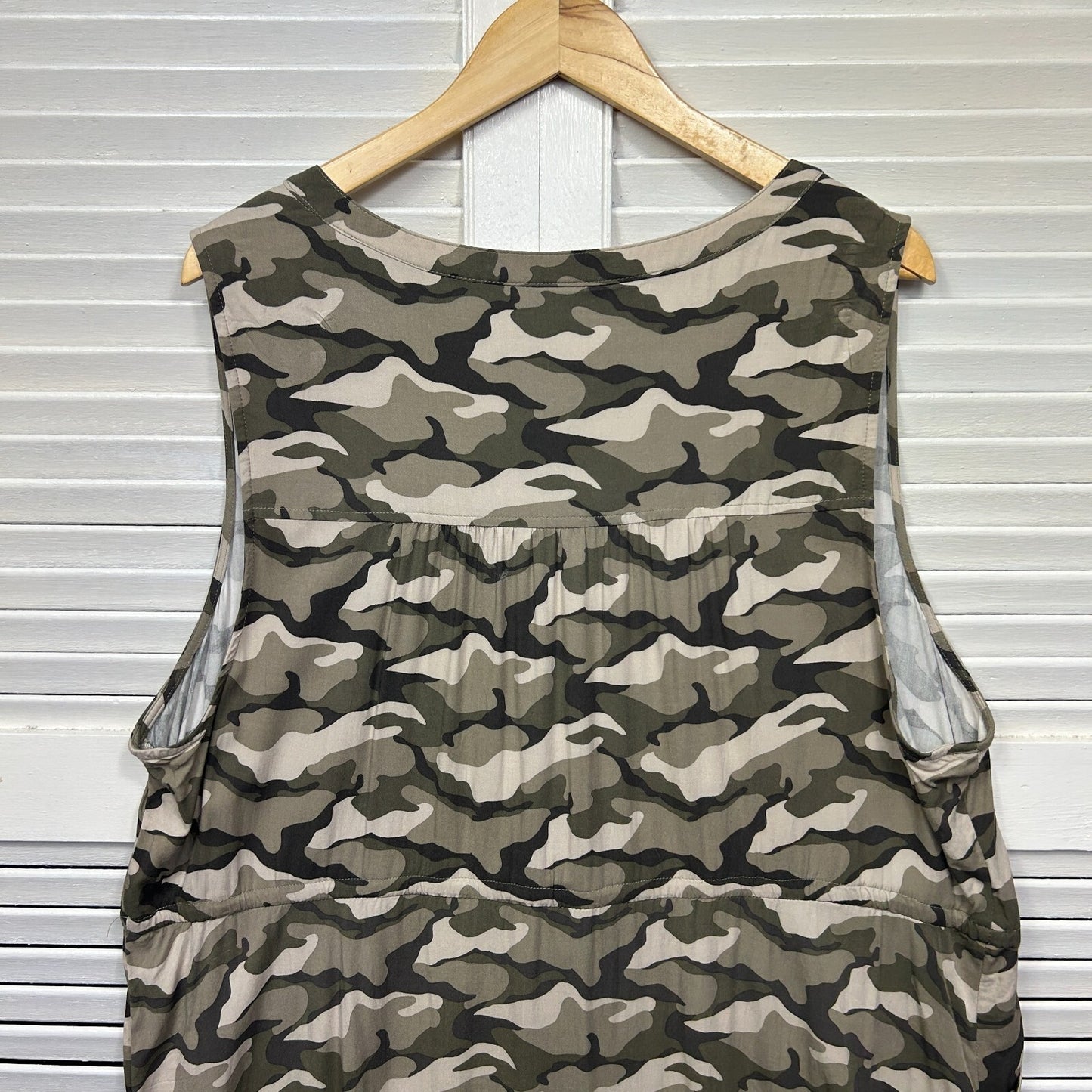 Torrid Shift Dress Size 18 20 3XL Sleeveless Camouflage Print