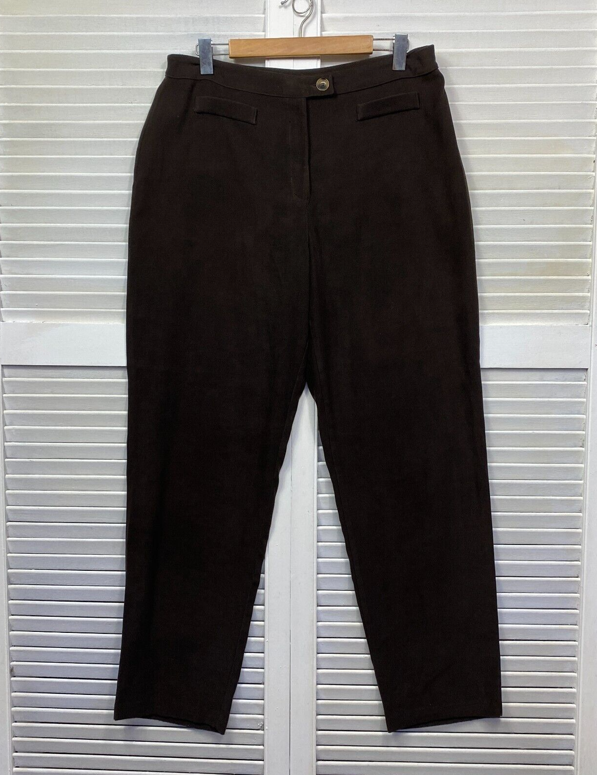 Vintage Pants Size 14 Chocolate Brown Made in Australia